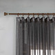 Line - Κουρτίνα Ημιδιάφανη Μαύρη Με Τρέσα Υ295ΧΦ270cm 6037-18 Line - Κουρτίνα Ημιδιάφανη Μαύρη Με Τρέσα Υ295ΧΦ270cm 6037-18