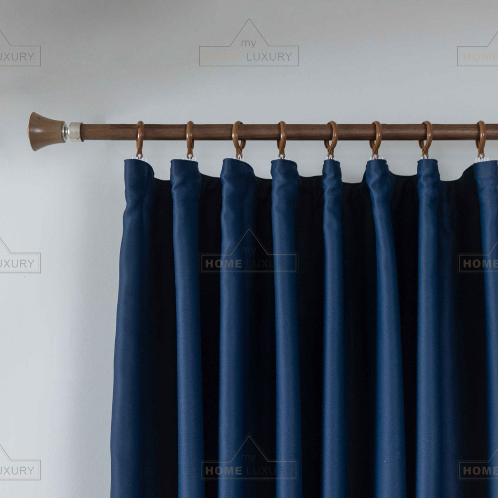 Dellia - Κουρτίνα Σκίασης Μπλε Με Τρέσα Υ275xΦ270cm 6038-20