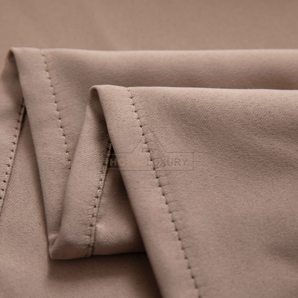 Dellia - Κουρτίνα Σκίασης Καφέ Με Τρέσα Υ275xΦ270cm 6038-4