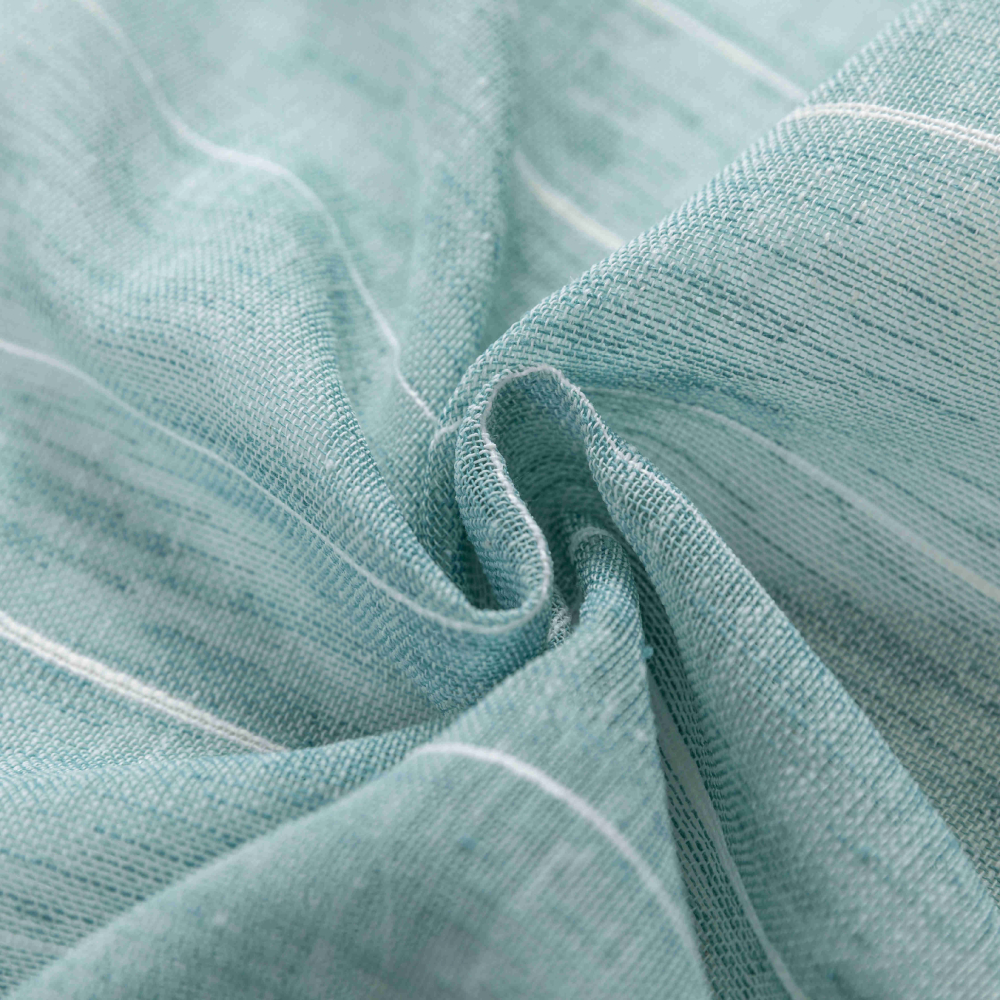 Κουρτίνα Λινή Ημιδιάφανη Μπεζ Μέντα Με Τρέσα Υ290xΦ270cm 6044-5