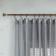 Κουρτίνα Λινή Ημιδιάφανη Γκρι Με Τρέσα Υ270x280cm 6780-11