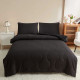 Μονό Σετ Κουβερτοπάπλωμα Softwell ΔΩΡΟ 1 Μαξιλαροθήκη Μαύρο 160X220 SFQ831-BLACK-1-S