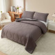 Μονό Σετ Κουβερτοπάπλωμα Softwell ΔΩΡΟ 1 Μαξιλαροθήκη Σκούρο Γκρι 160X220 SFQ831-DGREY-1-S
