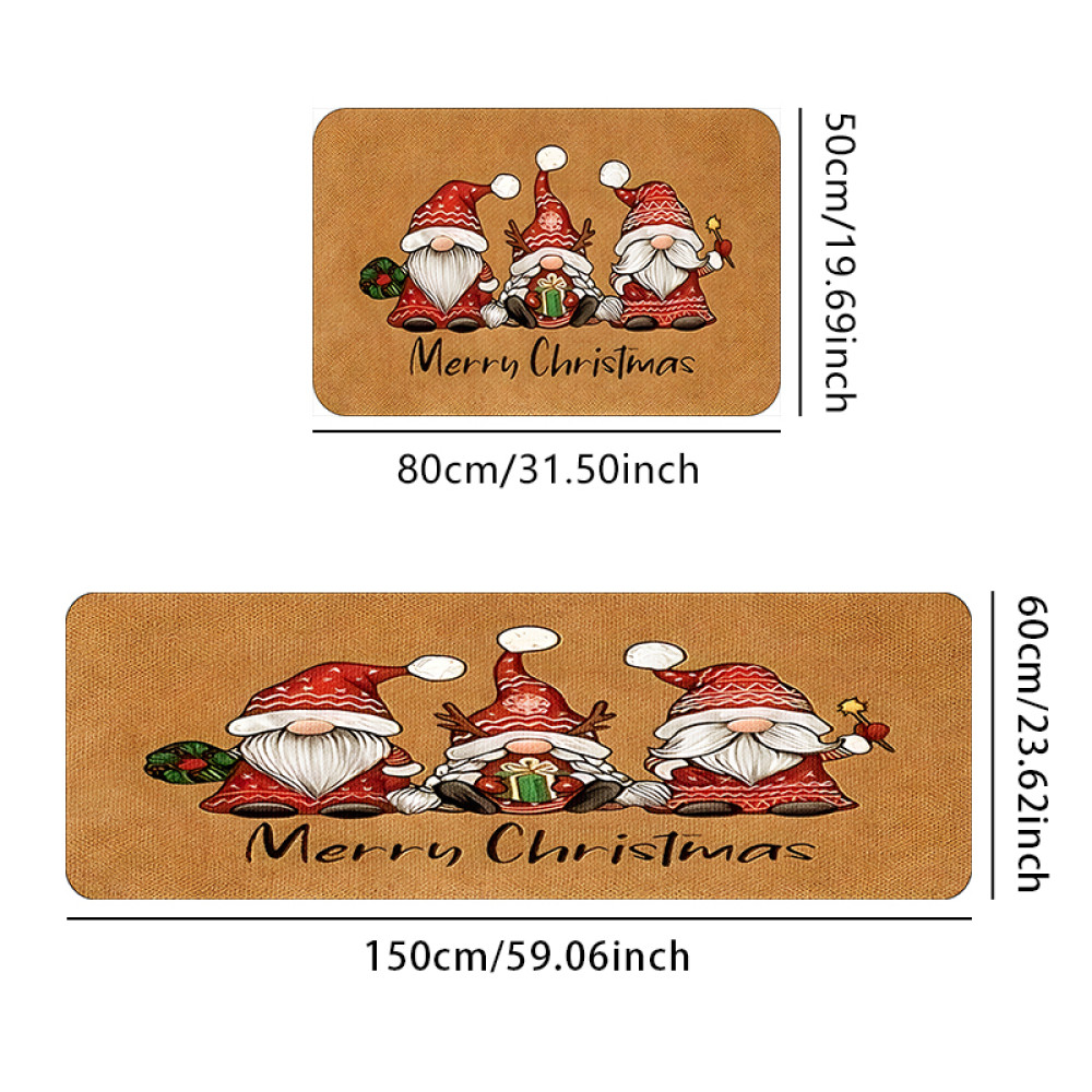 Σετ 2τμχ πατάκια αντιολισθητικά (160x50cm & 80x50cm) CRY50-29