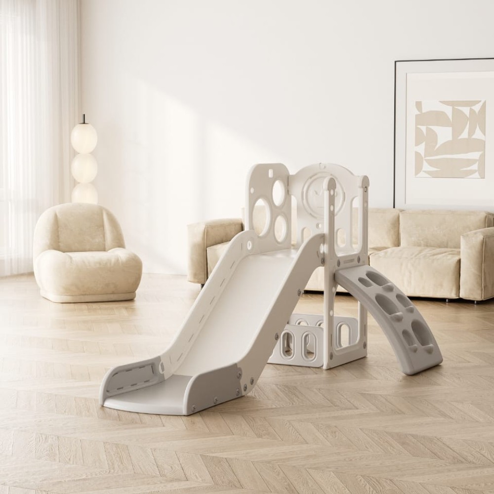 Πλαστική Τσουλήθρα με Σκαλοπάτια Γκρι HT-QD007-GREY Πλαστική Τσουλήθρα με Σκαλοπάτια Γκρι HT-QD007-GREY