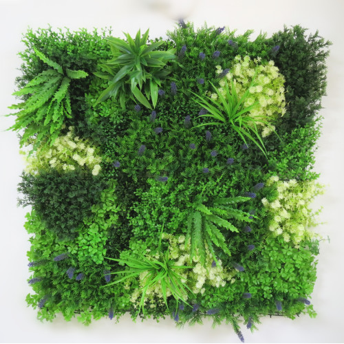 Πάνελ Φυλλωσιάς Διακοσμητικό – Τεχνητός Φράχτης Πρασίνου για Εξωτερικούς & Εσωτερικούς Χώρους 1X1M YM-1803