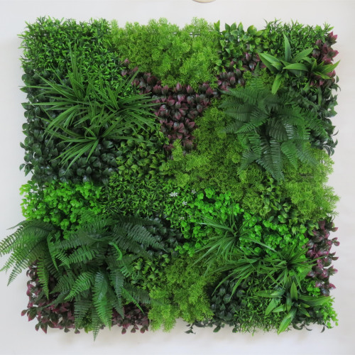 Πάνελ Φυλλωσιάς Διακοσμητικό – Τεχνητός Φράχτης Πρασίνου για Εξωτερικούς & Εσωτερικούς Χώρους 1X1M YM-1860