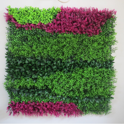 Πάνελ Φυλλωσιάς Διακοσμητικό – Τεχνητός Φράχτης Πρασίνου για Εξωτερικούς & Εσωτερικούς Χώρους 1X1M YM-1907