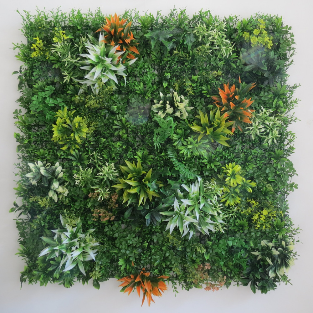 Πάνελ Φυλλωσιάς Διακοσμητικό – Τεχνητός Φράχτης Πρασίνου για Εξωτερικούς & Εσωτερικούς Χώρους 1X1M YM-1965