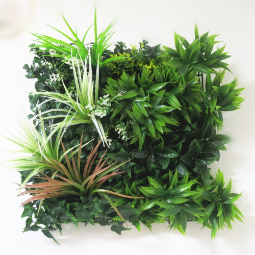 Πάνελ Φυλλωσιάς Διακοσμητικό – Τεχνητός Φράχτης Πρασίνου για Εξωτερικούς & Εσωτερικούς Χώρους 50X50CM YM-1970B