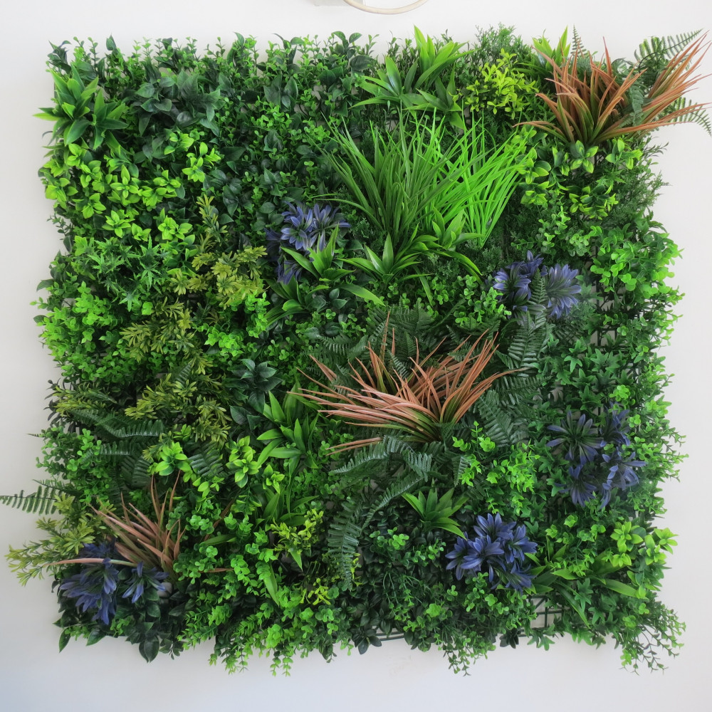 Πάνελ Φυλλωσιάς Διακοσμητικό – Τεχνητός Φράχτης Πρασίνου για Εξωτερικούς & Εσωτερικούς Χώρους 1X1M YM-1975