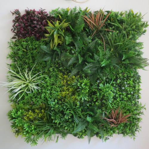 Πάνελ Φυλλωσιάς Διακοσμητικό – Τεχνητός Φράχτης Πρασίνου για Εξωτερικούς & Εσωτερικούς Χώρους 1X1M YM-1980P