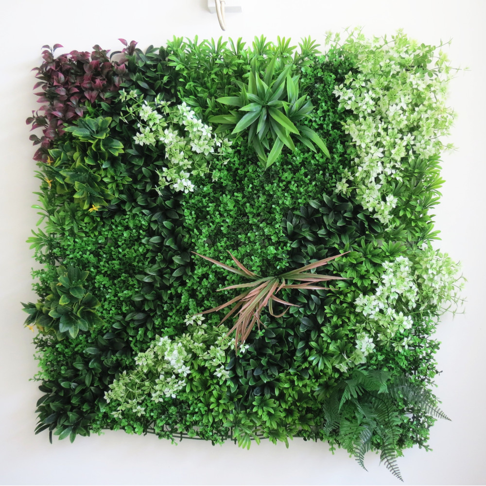 Πάνελ Φυλλωσιάς Διακοσμητικό – Τεχνητός Φράχτης Πρασίνου για Εξωτερικούς & Εσωτερικούς Χώρους 1X1M YM-1995