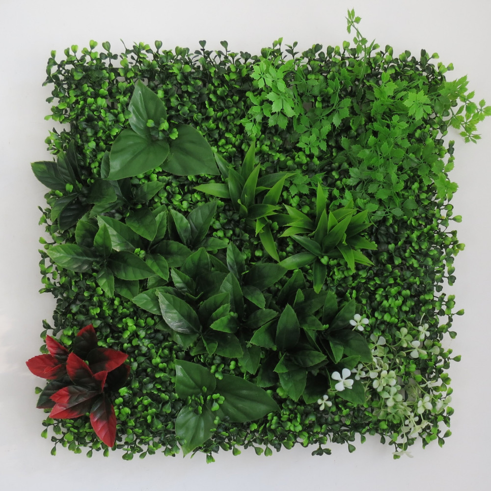 Πάνελ Φυλλωσιάς Διακοσμητικό – Τεχνητός Φράχτης Πρασίνου για Εξωτερικούς & Εσωτερικούς Χώρους 50X50CM YMB-705