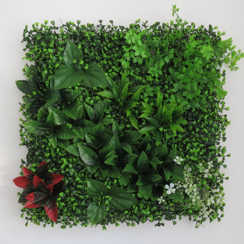 Πάνελ Φυλλωσιάς Διακοσμητικό – Τεχνητός Φράχτης Πρασίνου για Εξωτερικούς & Εσωτερικούς Χώρους 50X50CM YMB-705