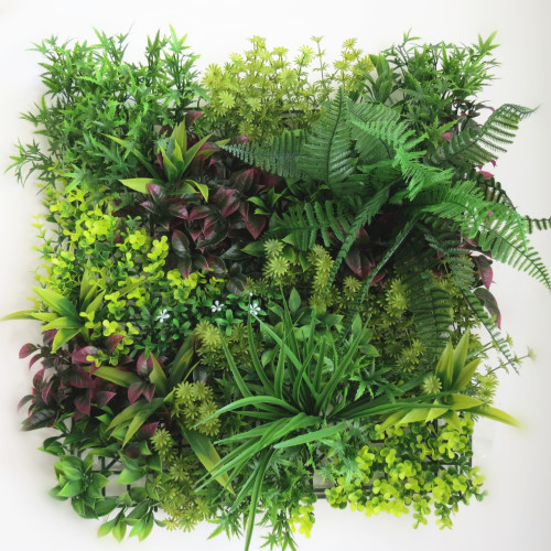 Πάνελ Φυλλωσιάς Διακοσμητικό – Τεχνητός Φράχτης Πρασίνου για Εξωτερικούς & Εσωτερικούς Χώρους 50X50CM YMB-708