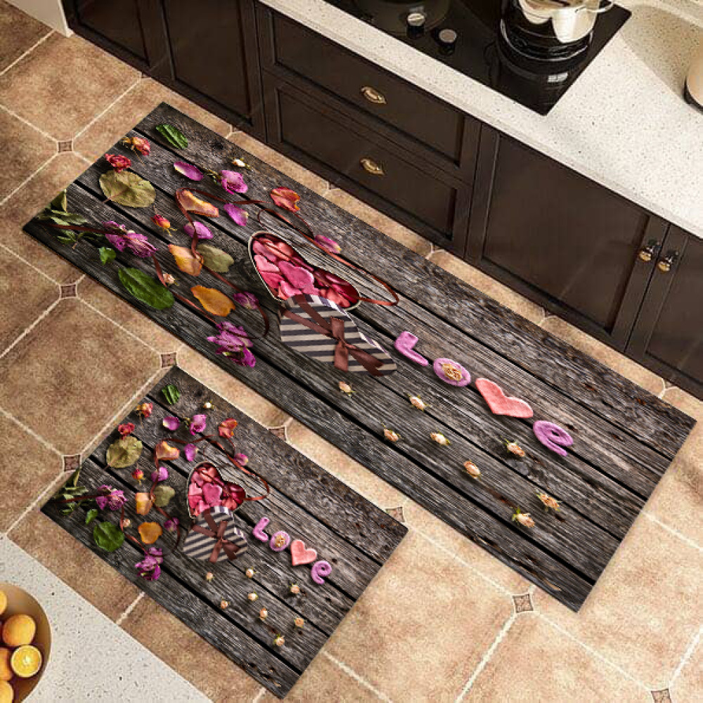 Σετ 2τμχ πατάκια αντιολισθητικά (160x50cm & 80x50cm) CRY100-1