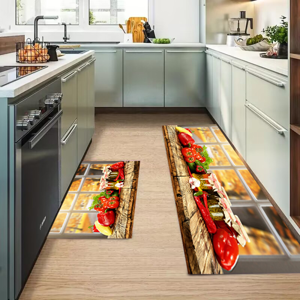 Σετ 2τμχ πατάκια αντιολισθητικά (160x50cm & 80x50cm) PAT-005