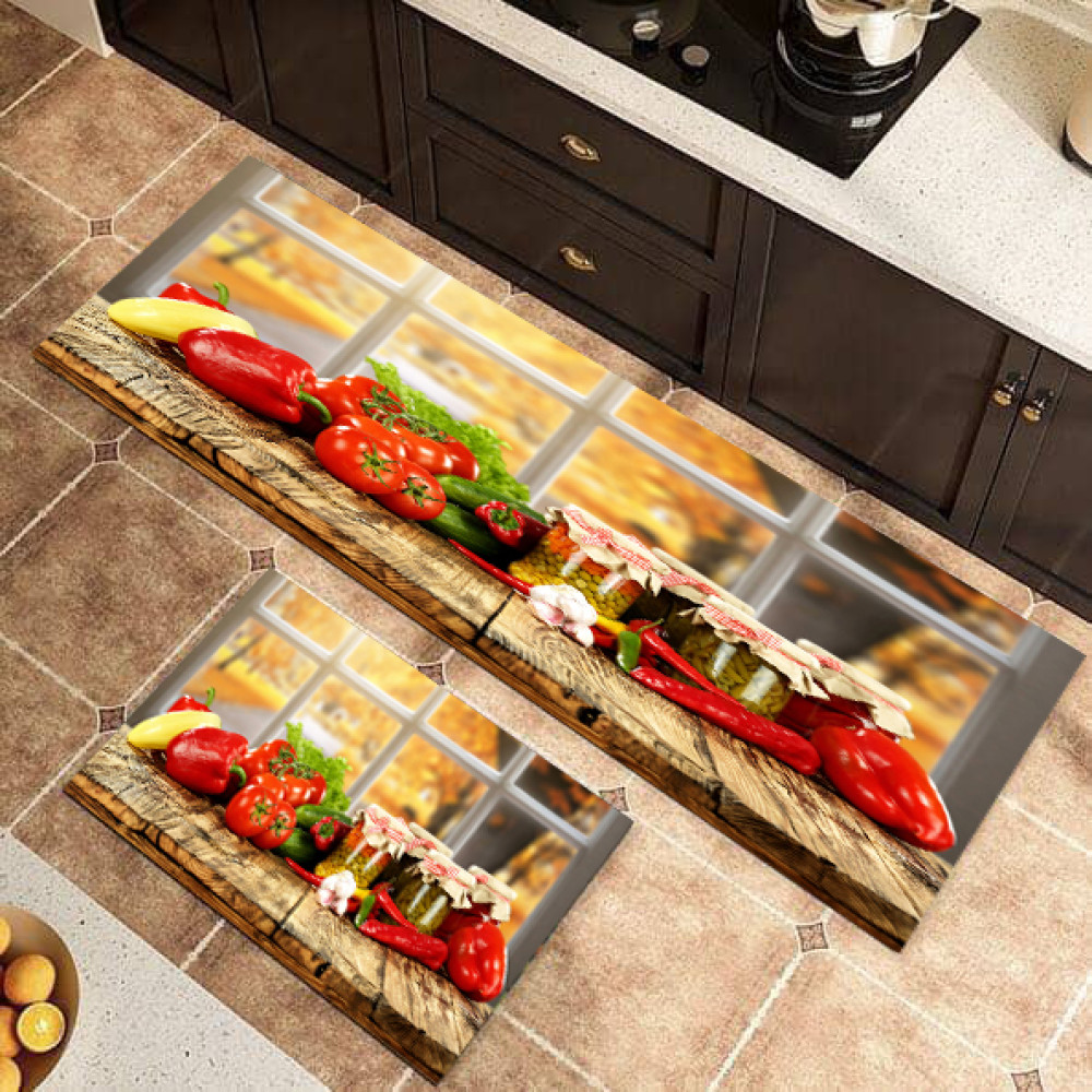 Σετ 2τμχ πατάκια αντιολισθητικά (160x50cm & 80x50cm) PAT-005