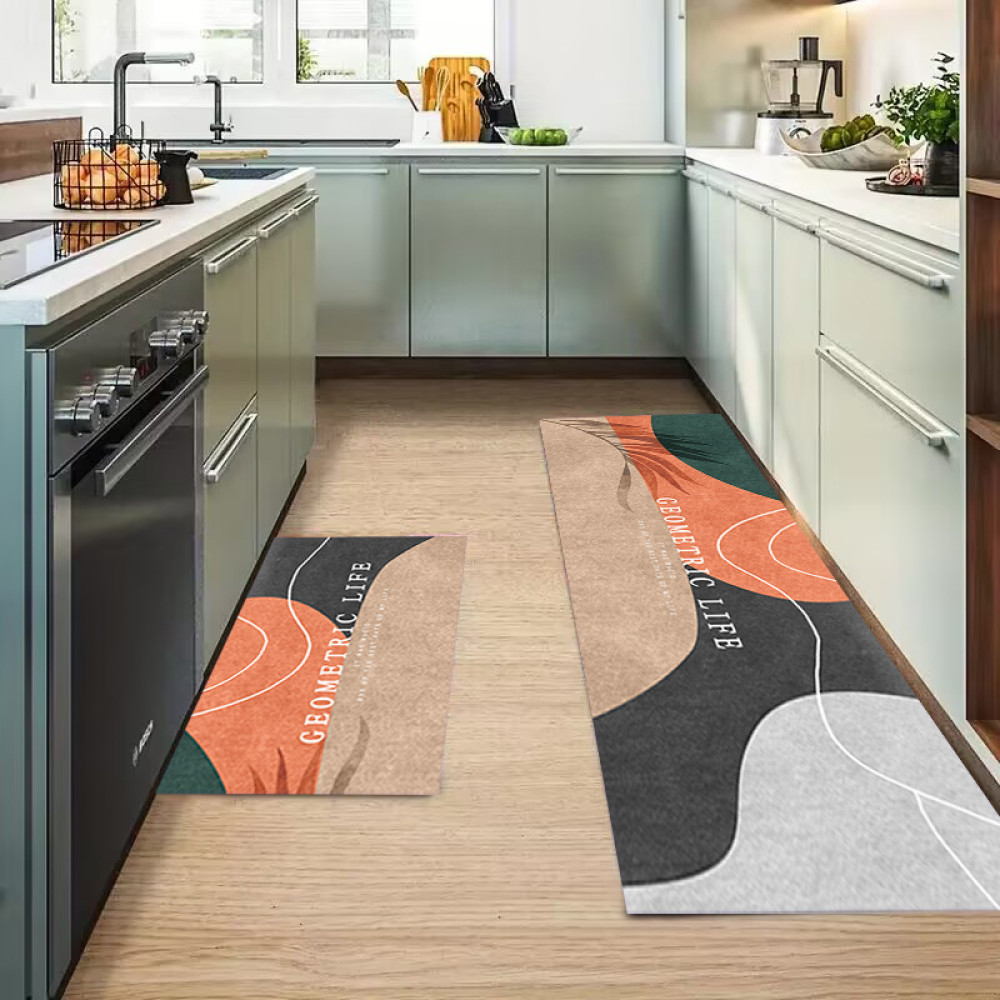 Σετ 2τμχ πατάκια αντιολισθητικά (160x50cm & 80x50cm) CRY50-37