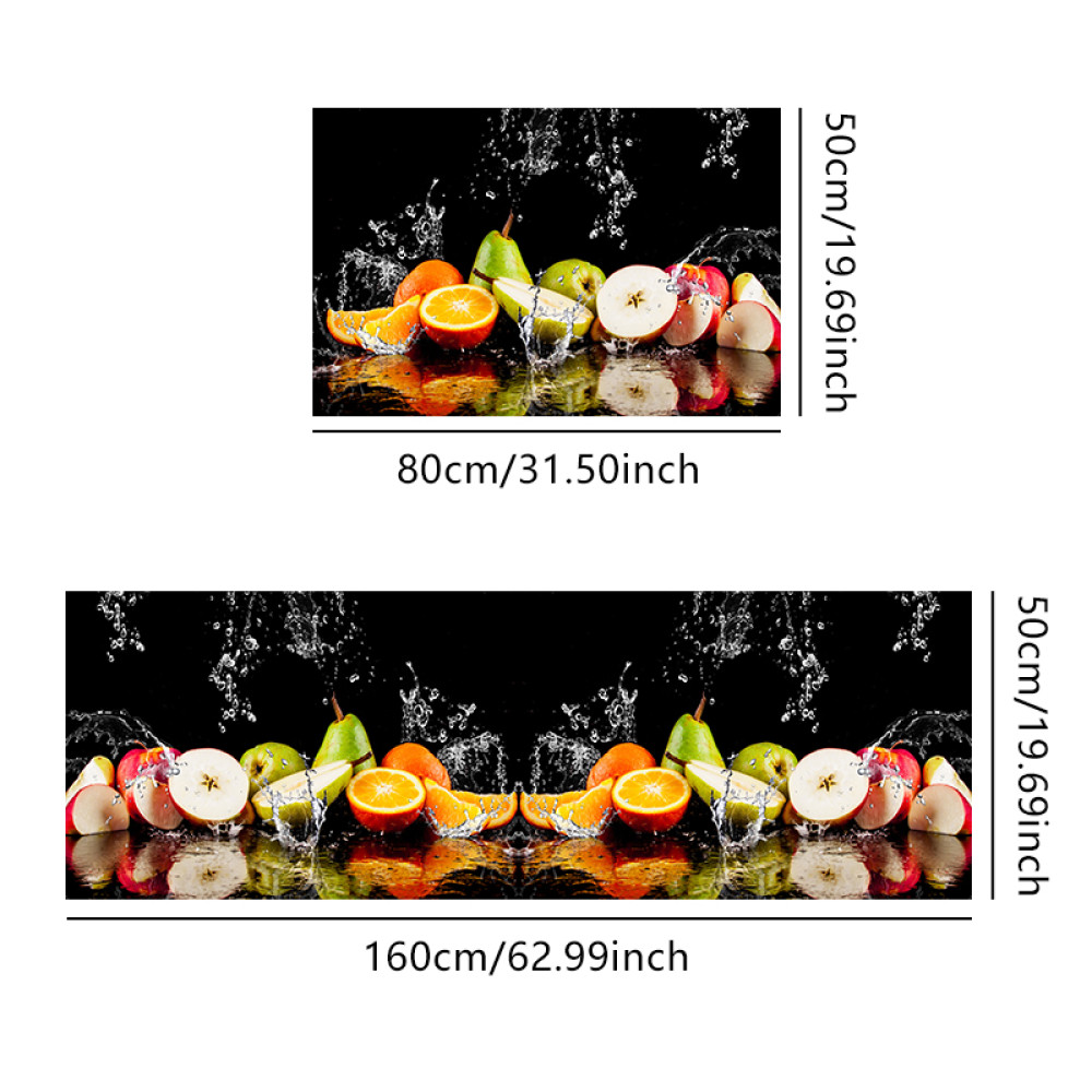 Σετ 2τμχ πατάκια αντιολισθητικά (160x50cm & 80x50cm) PAT-016