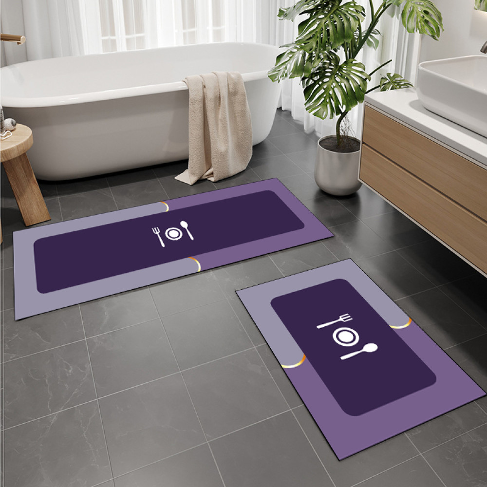 Σετ 2τμχ πατάκια αντιολισθητικά (160x50cm & 80x50cm) PAT-033