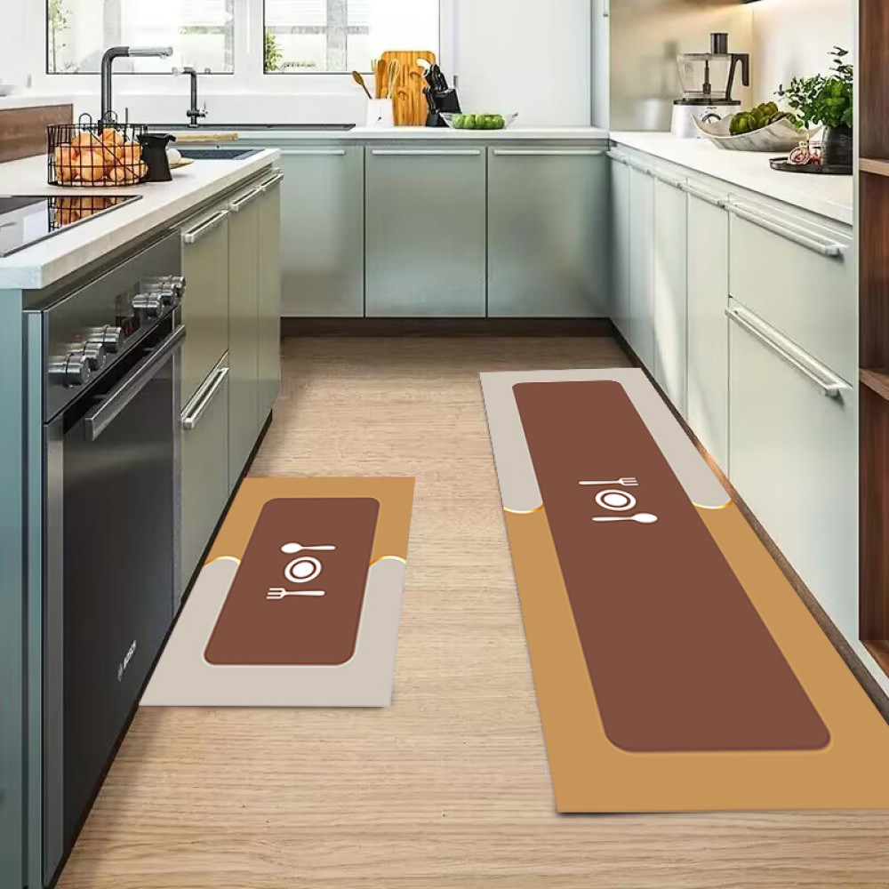 Σετ 2τμχ πατάκια αντιολισθητικά (160x50cm & 80x50cm) PAT-035