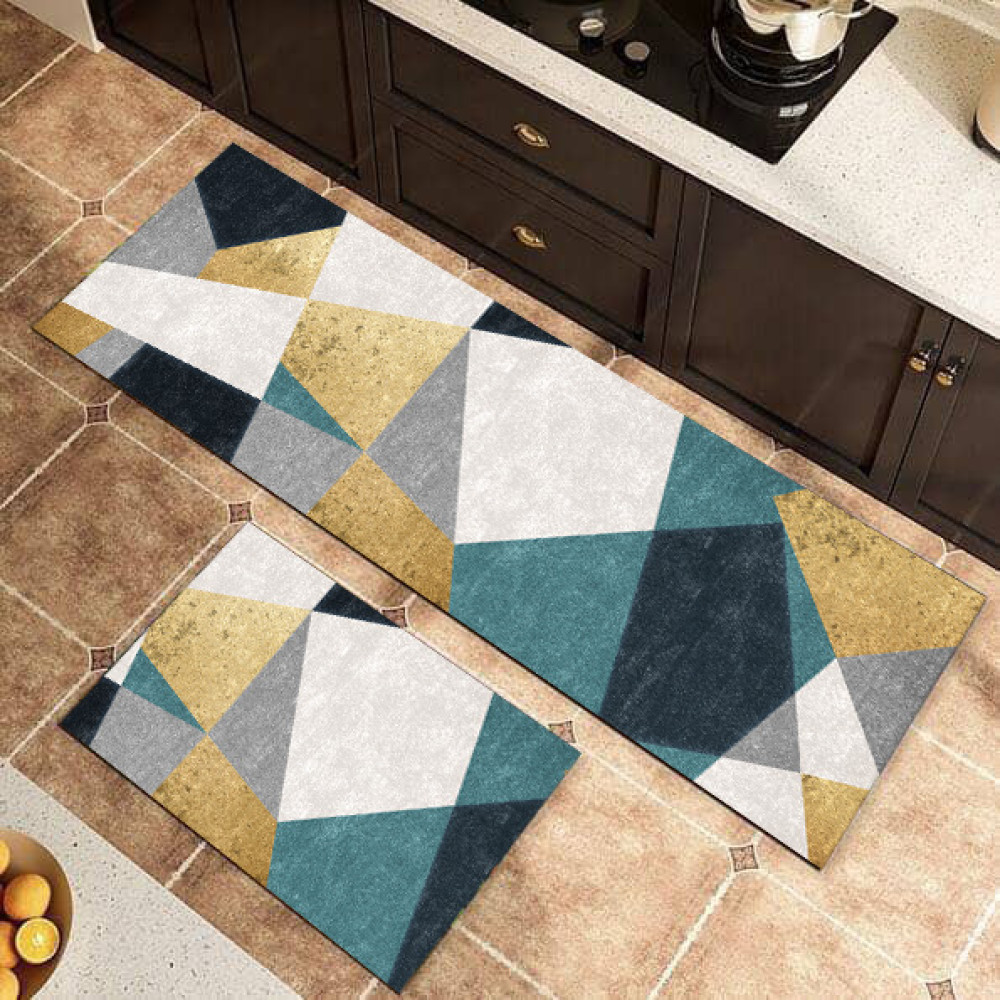 Σετ 2τμχ πατάκια αντιολισθητικά (150x60cm & 80x50cm) CRY50-01