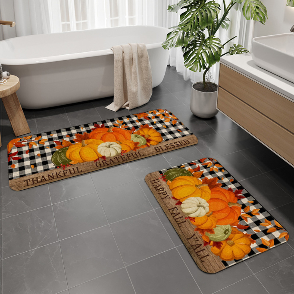 Σετ 2τμχ πατάκια αντιολισθητικά (150x60cm & 80x50cm) CRY50-16