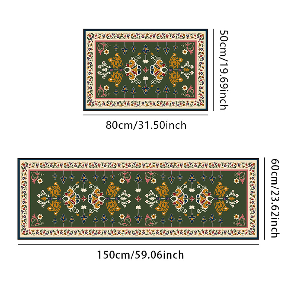 Σετ 2τμχ πατάκια αντιολισθητικά (150x60cm & 80x50cm) CRY50-19