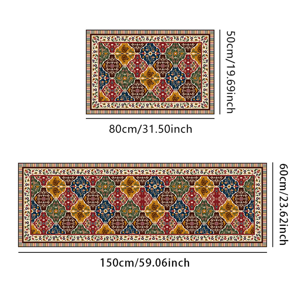 Σετ 2τμχ πατάκια αντιολισθητικά (150x60cm & 80x50cm) CRY50-20