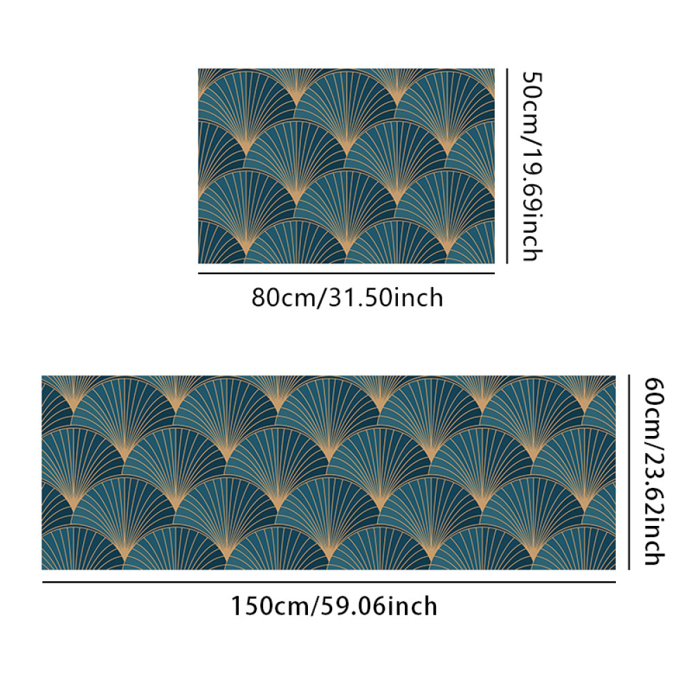 Σετ 2τμχ πατάκια αντιολισθητικά (150x60cm & 80x50cm) CRY50-33