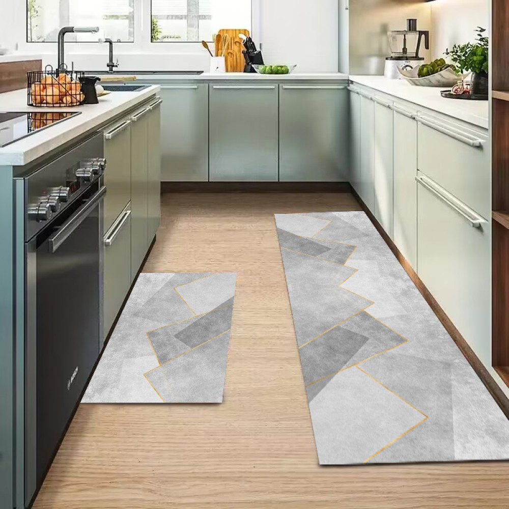 Σετ 2τμχ πατάκια αντιολισθητικά (150x60cm & 80x50cm) CRY100-9