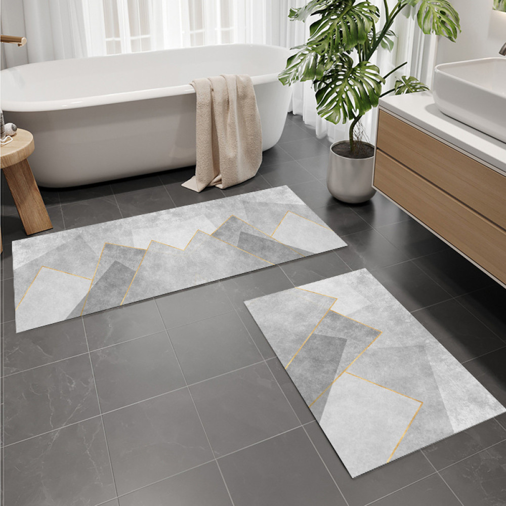 Σετ 2τμχ πατάκια αντιολισθητικά (150x60cm & 80x50cm) CRY100-9