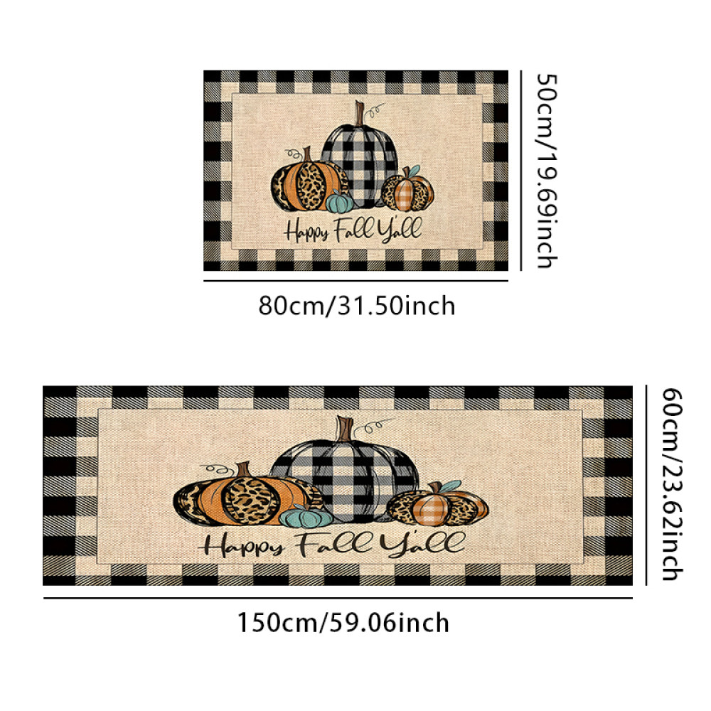 Σετ 2τμχ πατάκια αντιολισθητικά (150x60cm & 80x50cm) CRY50-17