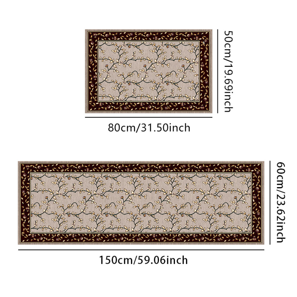 Σετ 2τμχ πατάκια αντιολισθητικά (150x60cm & 80x50cm) CRY100-3