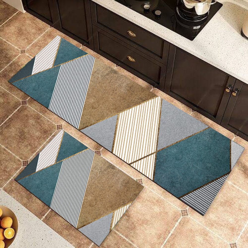 Σετ 2τμχ πατάκια αντιολισθητικά (150x60cm & 80x50cm) CRY100-4