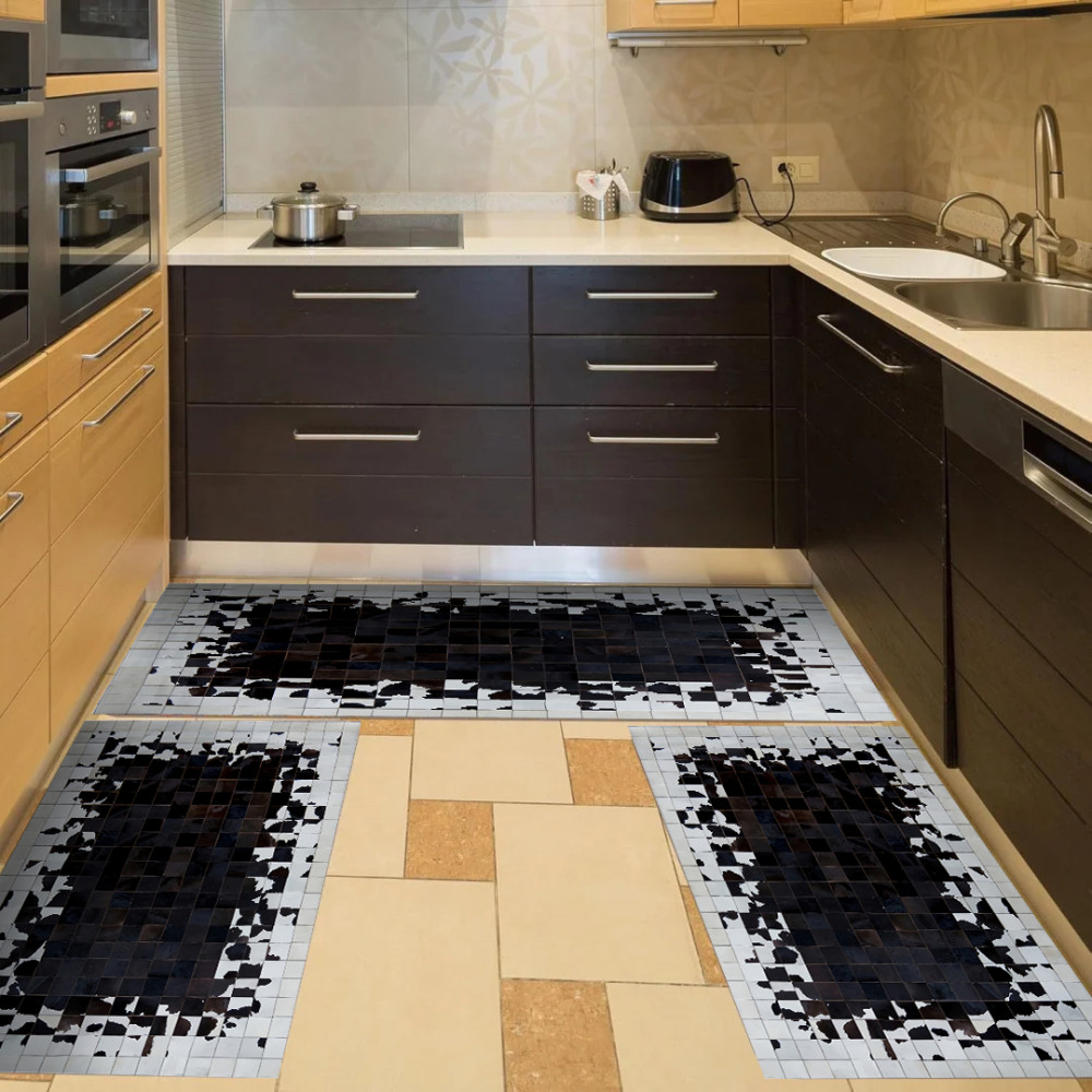 Σετ 3τμχ Χαλάκια κουζίνας αντιολισθητικά Crystal Velvet (1*120x180 & 2*50x80) CIL-15