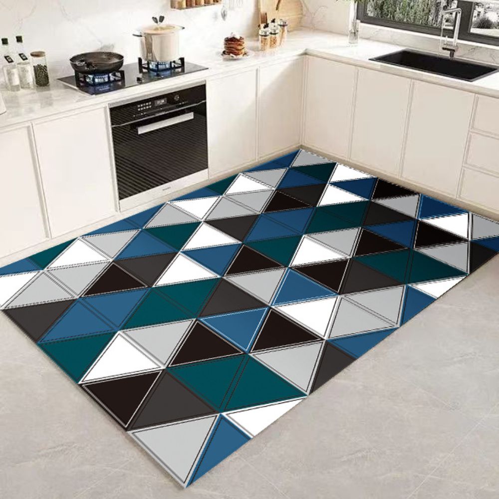 Σετ 3τμχ Χαλάκια κουζίνας αντιολισθητικά Crystal Velvet (1*120x180 & 2*50x80) CIL-30