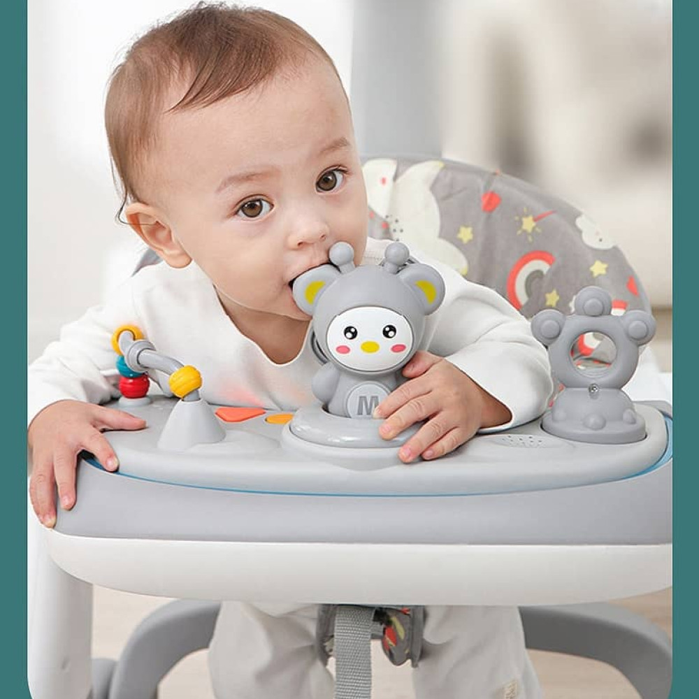 Βρεφική Περπατούρα 2 σε 1  Με μουσική και φρένο στις ρόδες για  6+ΜΗΝΩΝ 511-RED