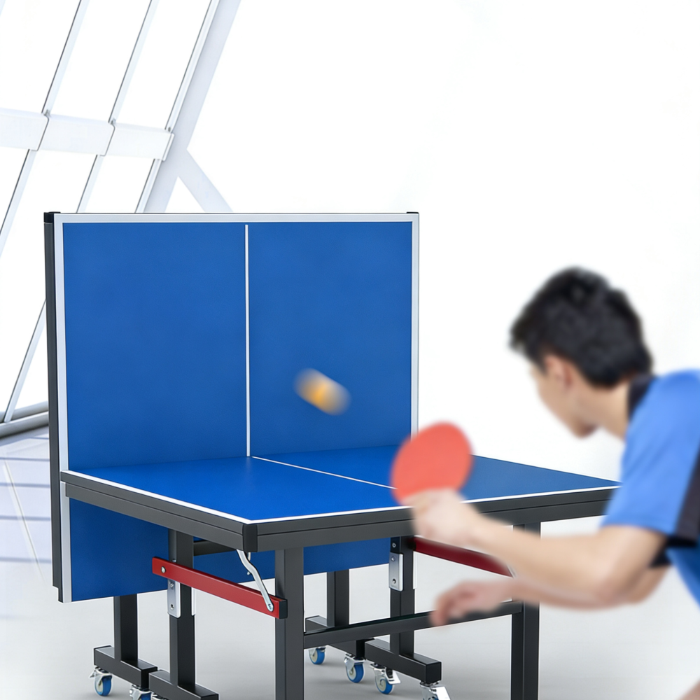 Επαγγελματικό Τραπέζι Ping Pong με Επιφάνεια 28mm Density Board (MDF) και Μεταλλικά Πόδια – 274x152x76cm TABLE-12