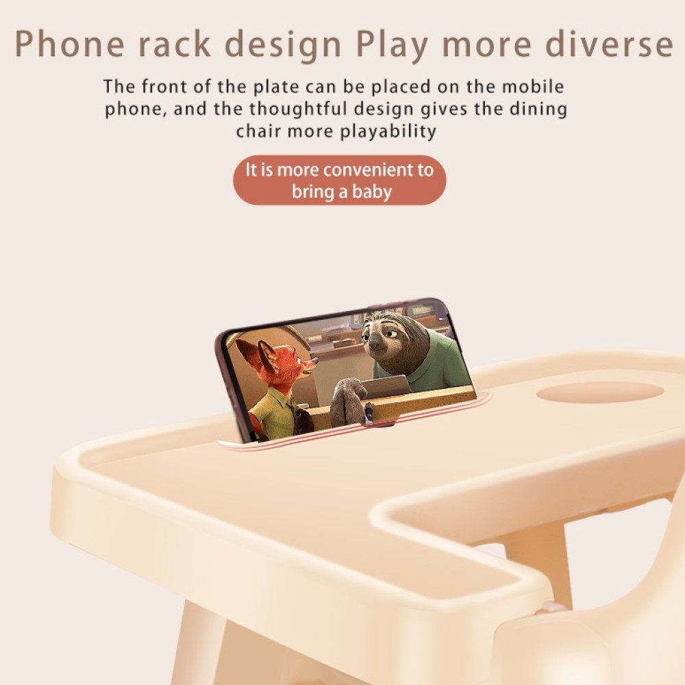 Παιδικό Καρεκλάκι Φαγητού με Μεταλλικό Σκελετό & Επιπλέων Μαξιλάρι Καθίσματος Γαλάζιο C-005-BLUE