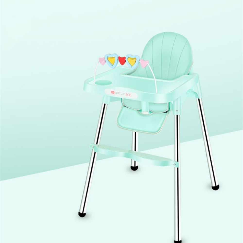 Παιδικό Καρεκλάκι Φαγητού με Μεταλλικό Σκελετό & Επιπλέων Μαξιλάρι Καθίσματος Πράσινο C-005-GREEN