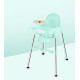 Παιδικό Καρεκλάκι Φαγητού με Μεταλλικό Σκελετό & Επιπλέων Μαξιλάρι Καθίσματος Πράσινο C-005-GREEN
