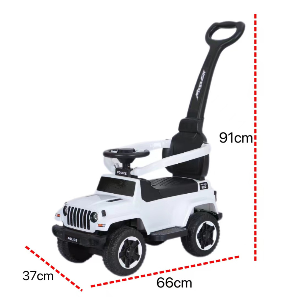 Περπατούρα τύπου JEEP με χειρολαβή, Φώτα και Μουσική Σκίαστρο Μπλε για 12+ Μηνών TC-219-BLUE Περπατούρα τύπου JEEP με χειρολαβή, Φώτα και Μουσική Σκίαστρο Μπλε για 12+ Μηνών TC-219-BLUE