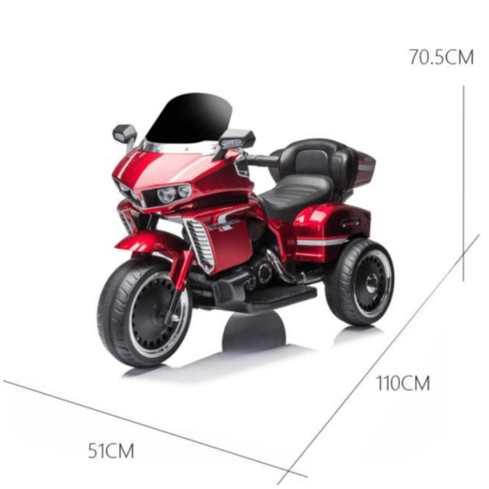 Ηλεκτροκίνητη Μηχανή με , Φώτα LED και μουσική  Licensed original 12V Λευκή XGZ-9199-WHITE