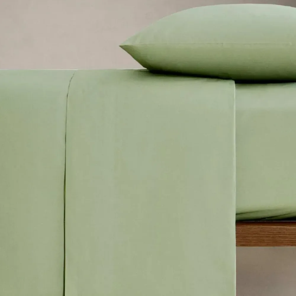 Σετ Σεντόνια Υπέρδιπλα Βαμβακοσατέν 4τμχ 300tc 240x260 Μέντα SMH-212