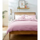 Σετ Σεντόνια Υπέρδιπλα Βαμβακοσατέν 4τμχ 300tc 240x260 Ροζ SMH-216
