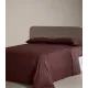 Σετ Σεντόνια Υπέρδιπλα Βαμβακοσατέν 4τμχ 300tc 240x260 Μπορντό SMH-215