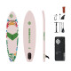 Φουσκωτή Σανίδα SUP 3.20m Εκρού με Κουπί, Αξεσουάρ και Σακίδιο Μεταφοράς